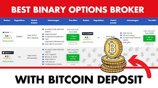 🔴 Beste Binêre Opsie-makelaars met Bitcoin-deposito en -onttrekking