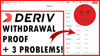 Revisão de retirada Deriv: 3 principais problemas e tutorial para traders