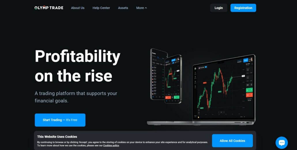 The official website of Olymp Trade